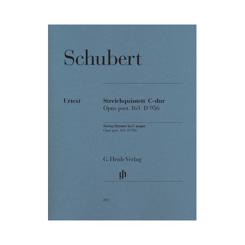 String Quintet in C, Op. post 163, D 956 - Schubert Chamber Sheet Music for Small Ensemble