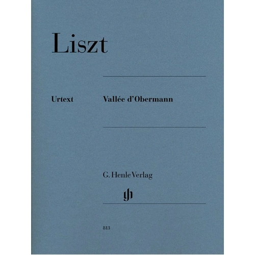 Vallee Dobermann for Piano by Franz Liszt, G. Henle Verlag, Piano Solo, 27 Pages