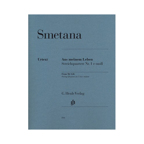 Smetana - String Quartet No. 1 in E minor - Sheet Music Parts Henle HN814