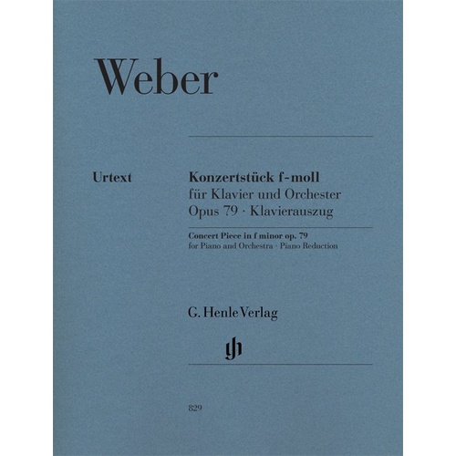 Concert Piece Op. 79 in F Minor for 2 Pianos 4 Hands by Carl Maria von Weber