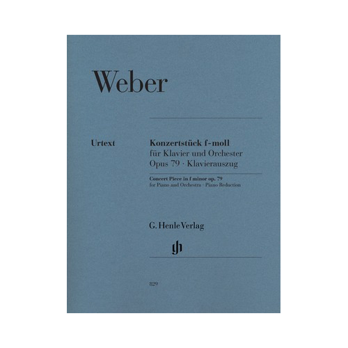 Concert Piece in F Minor Op 79 Piano Sheet Music for Two or More Hands Urtext Edition