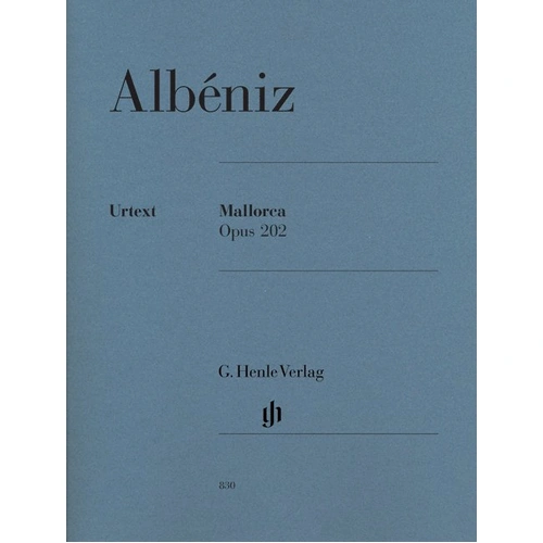 Mallorca Op 202 by Isaac Albeniz, Piano Solo, G. Henle Verlag, 16 Pages