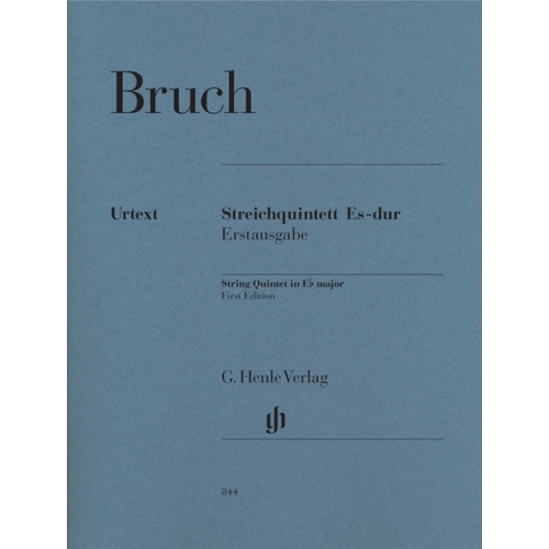 String Quintet E Flat Score/Parts (Set Of Parts) Book