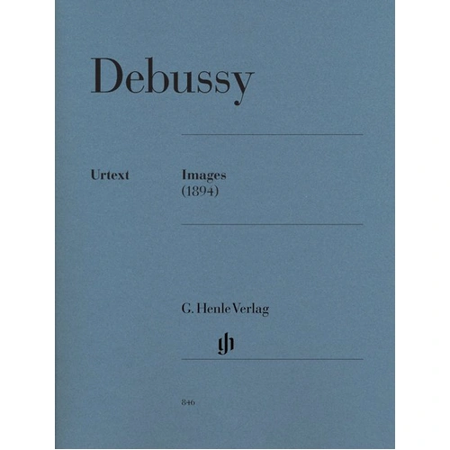 Debussy - Images 1894 Urtext for Piano Solo, 27 Pages, Published by G. Henle Verlag