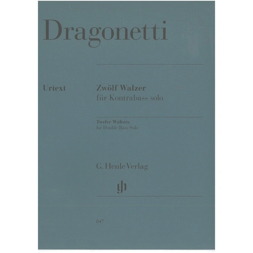 Dragonetti - 12 Waltzes for Double Bass Solo Urtext Edition