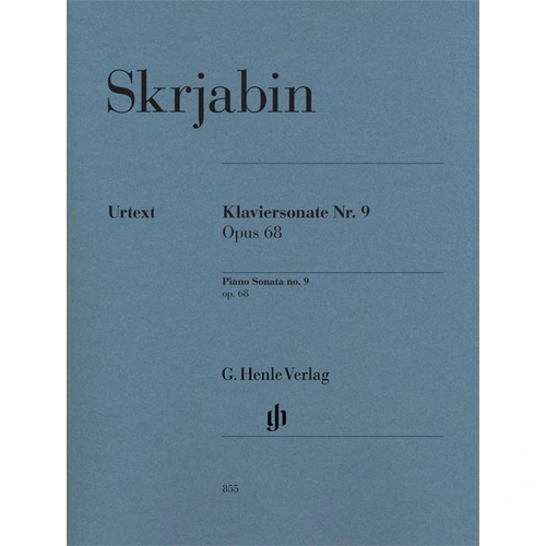 Piano Sonata No. 9 Op. 68 (Black Mass) by Alexander Scriabin, G. Henle Verlag, Piano Solo, 23 Pages