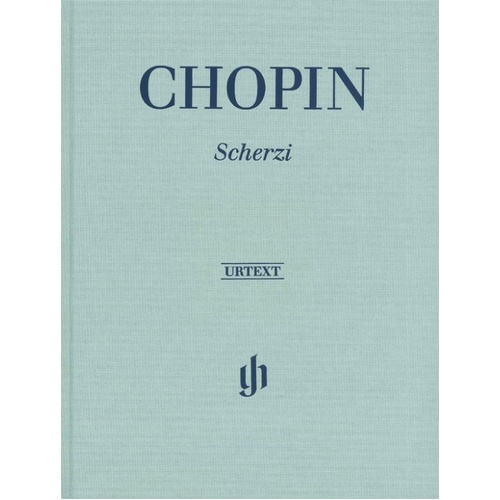 Chopin Scherzi Clothbound Urtext Edition by G. Henle Verlag, 128 Pages, Piano