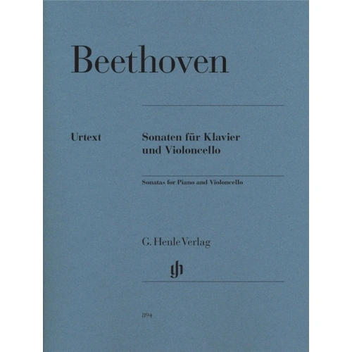 Beethoven - Sonatas Complete - Cello/Piano Accompaniment - Henle HN894