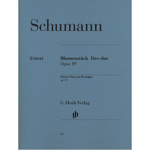 Blumenstück Op 19 D Flat by Robert Schumann for Piano Solo - 14 Pages, G. Henle Verlag