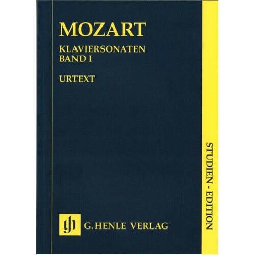 Mozart - Piano Sonatas Vol 1 Study Score Book