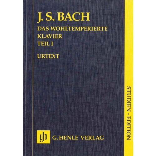 Bach Well-Tempered Clavier Volume 1 Study Score Henle HN9014