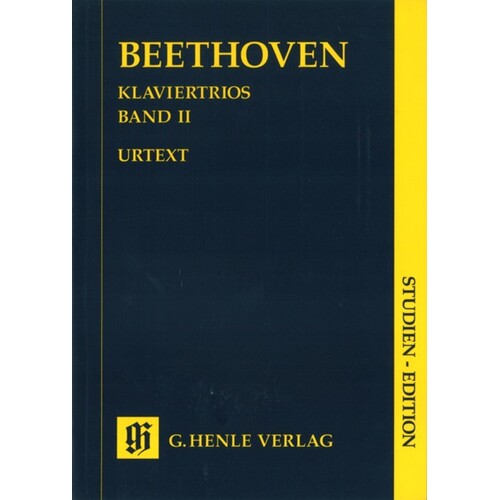 Piano Trios Book 2 Study Score Book