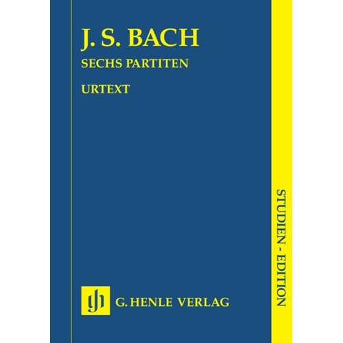 Partitas Comp Bwv 825-830 Urtext Study Score Book