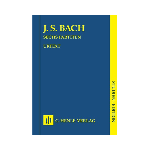 Six Partitas BWV 825-830 Study Score for Piano
