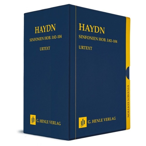 Haydn Symphonies Hob I:82-104 Study Scores in Slipcase - 23 Scores, G. Henle Verlag, 1604 Pages, Orchestra