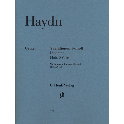 Variations Hob 17 No 6 F Min (Softcover Book)