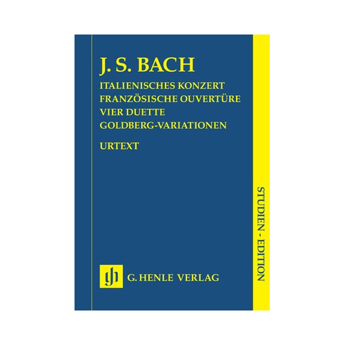 Italian Concerto and French Overture Study Score