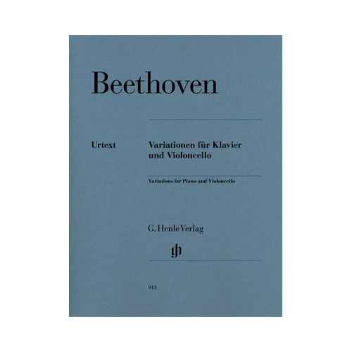 Variations for Cello and Piano by Jens Dufner - Sheet Music for Contemporary Themes from Mozart and Handel
