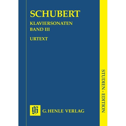 Piano Sonatas Book 3 Study Score Book