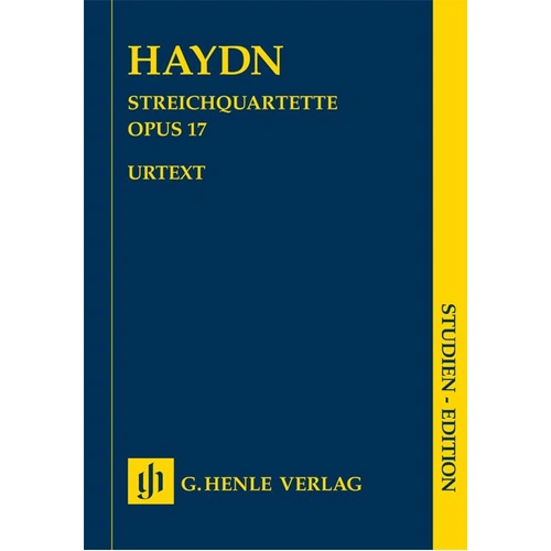 String Quartets Vol. 3 Op. 17 Nos. 1-6 Study Score by Joseph Haydn