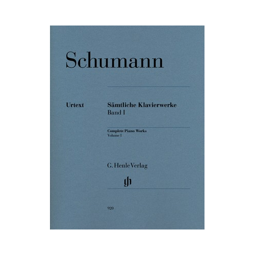 Complete Piano Works Volume 1 by Robert Schumann - G. Henle Publishers