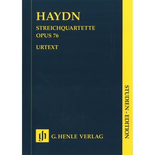 String Quartets Vol. 10 Op. 76 Nos. 1-6 Study Score by Joseph Haydn
