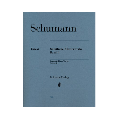 Complete Piano Works Volume 2 by Robert Schumann, Edited by Ernst Herttrich, Piano Sheet Music, 6 Volumes, G. Henle Publishers