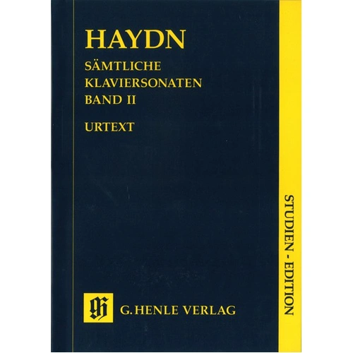 Piano Sonatas Complete Vol. 2 Study Score by Joseph Haydn