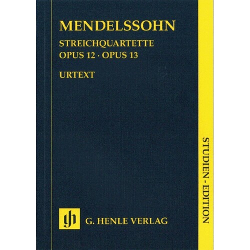 String Quartets Op 12 Op 13 Urtext (Music Score) Book