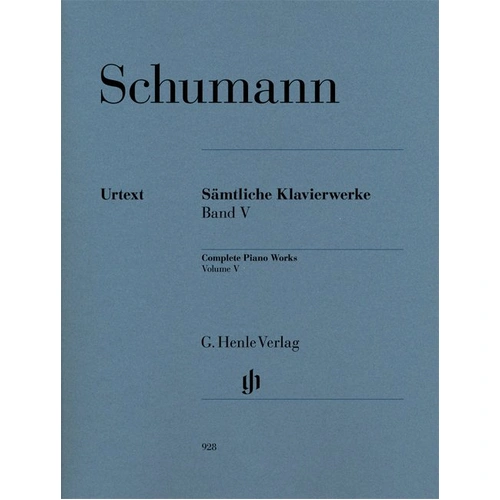 Complete Piano Works Book 5 by Robert Schumann - G. Henle Verlag, Piano Solo Edition