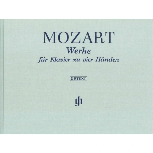 Mozart - Works for Piano 4 Hands Clothbound Urtext by G. Henle Verlag