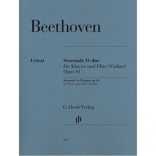 Serenade for Flute and Piano Op 41 Revised Edition