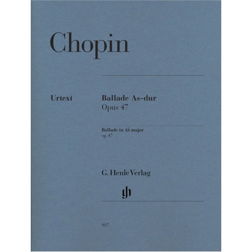 Ballade Op 47 A Flat Urtext (Softcover Book)