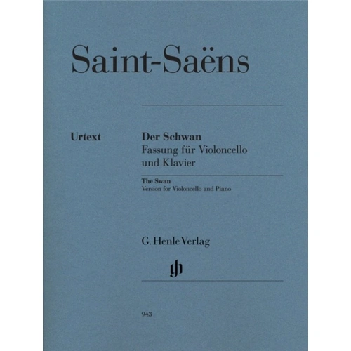 Swan from Carnival of Animals for Cello/Piano Urtext Edition by Camille Saint-Saens
