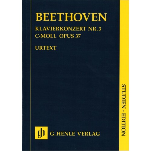 Piano Concerto No 3 Op 37 C Min (Music Score) Book