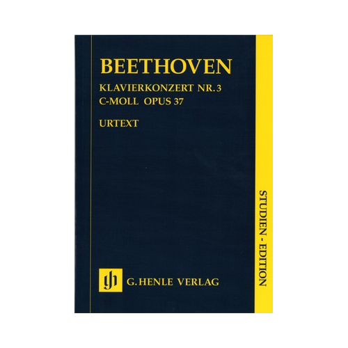 Piano Concerto No 3 in C minor Op 37 Study Score