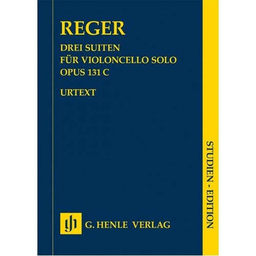 Suites 3 For Cello Solo Op 131C (Music Score) Book
