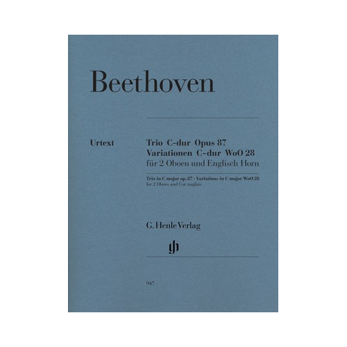 Trio in C Major Variations for Oboe and Cor Anglais Sheet Music