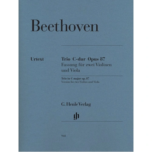 Trio Op. 87 in C Major for Viola and Violin by Ludwig van Beethoven