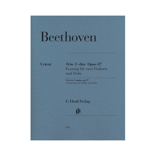 Trio in C Major Op 87 for 2 Violins and Viola - Chamber Sheet Music