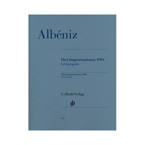 Three Improvisations 1903 Piano Solo with CD
