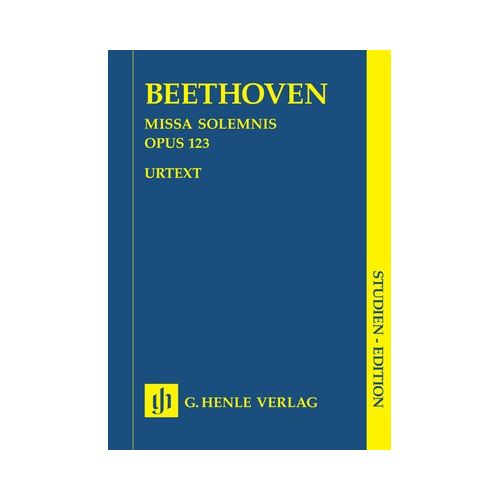 Missa Solemnis D Major Op. 123 Study Score