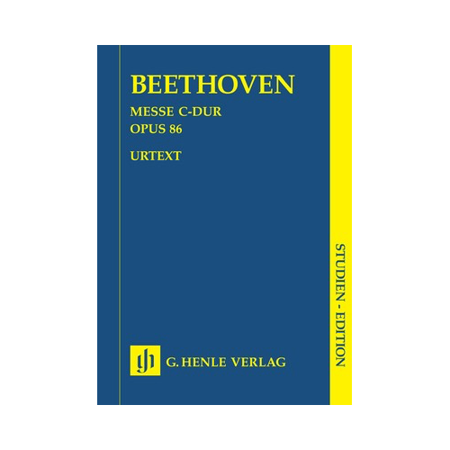 Mass in C Major Op. 86 Study Score