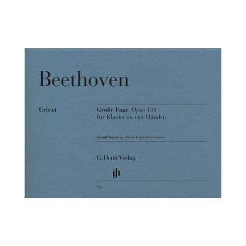 Grand Fugue Op 134 for Piano Four Hands - Critical Edition