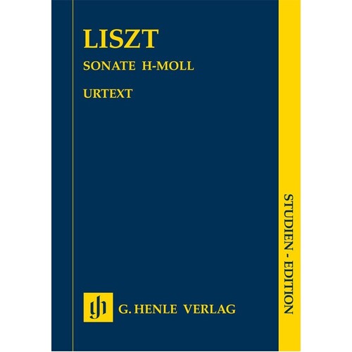Liszt - Piano Sonata B Minor Study Score (Softcover Book)