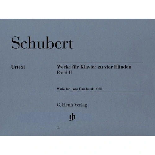 Schubert - Works for Piano Four Hands Vol 2 Piano Duet by G. Henle Verlag, 259 Pages