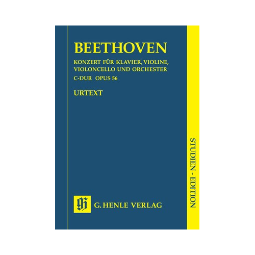 Triple Concerto Op 56 Study Score