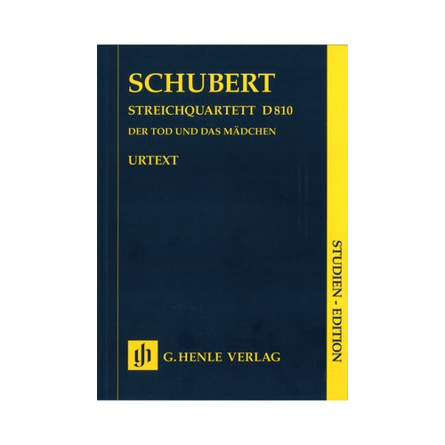 String Quartet Death and Maiden D 810 Study Score