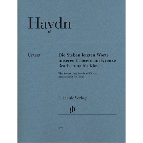 Seven Last Words of Christ for Piano Solo by Joseph Haydn