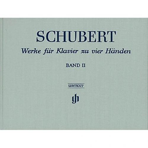 Works for Piano Four-Hands Vol. 2 by Franz Schubert, G. Henle Verlag, Piano Duet, 26 Pieces, Includes C Major Sonata D 812
